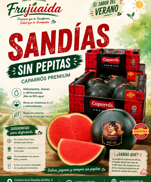 El verano sabe mejor con una buena sandía